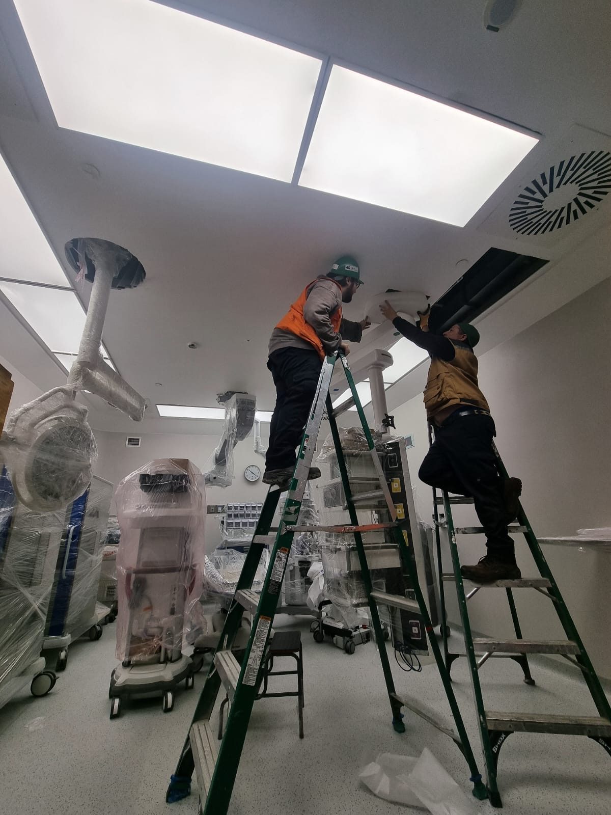 Trabajo en altura con escaleras